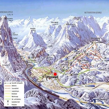 1a Alpen Panorama Huette De 米滕瓦尔德